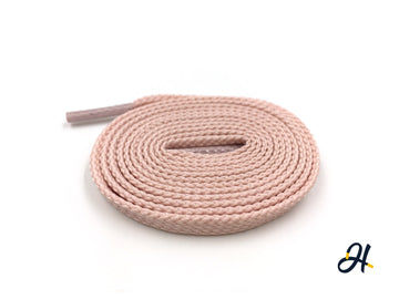 Flat Polyester Laces- Beige Peach