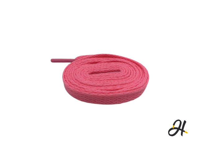 Flat Polyester Laces- Inki Pink