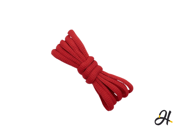 Dunk Oval Laces- Red