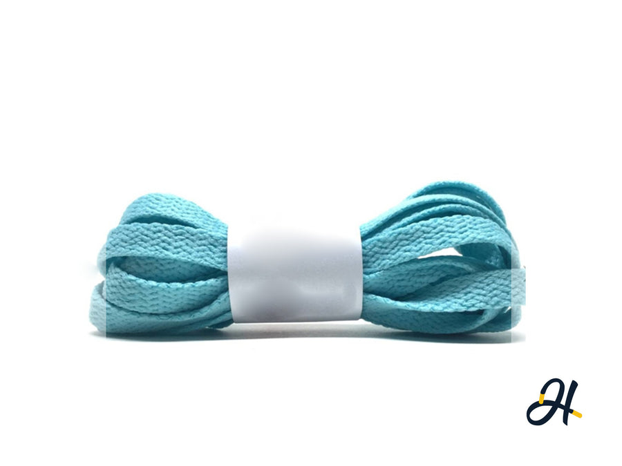 Flat Polyester Laces- Mint Green